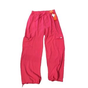 NWT MAZE Womens Size Medium Pink‎ Cargo Pull On Tie Ankle Active wear